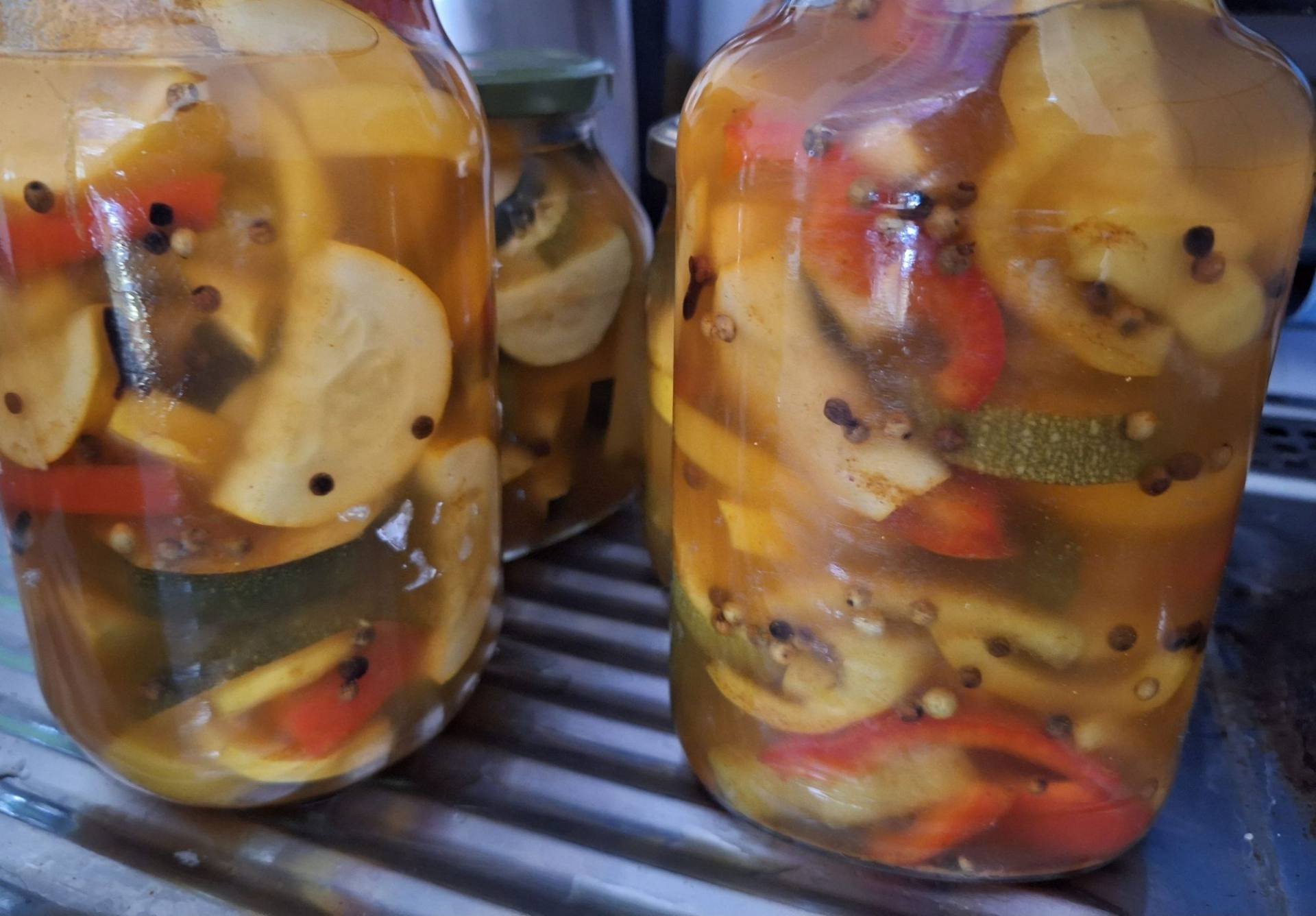 Sweet and Sour Zucchini and Peppers
