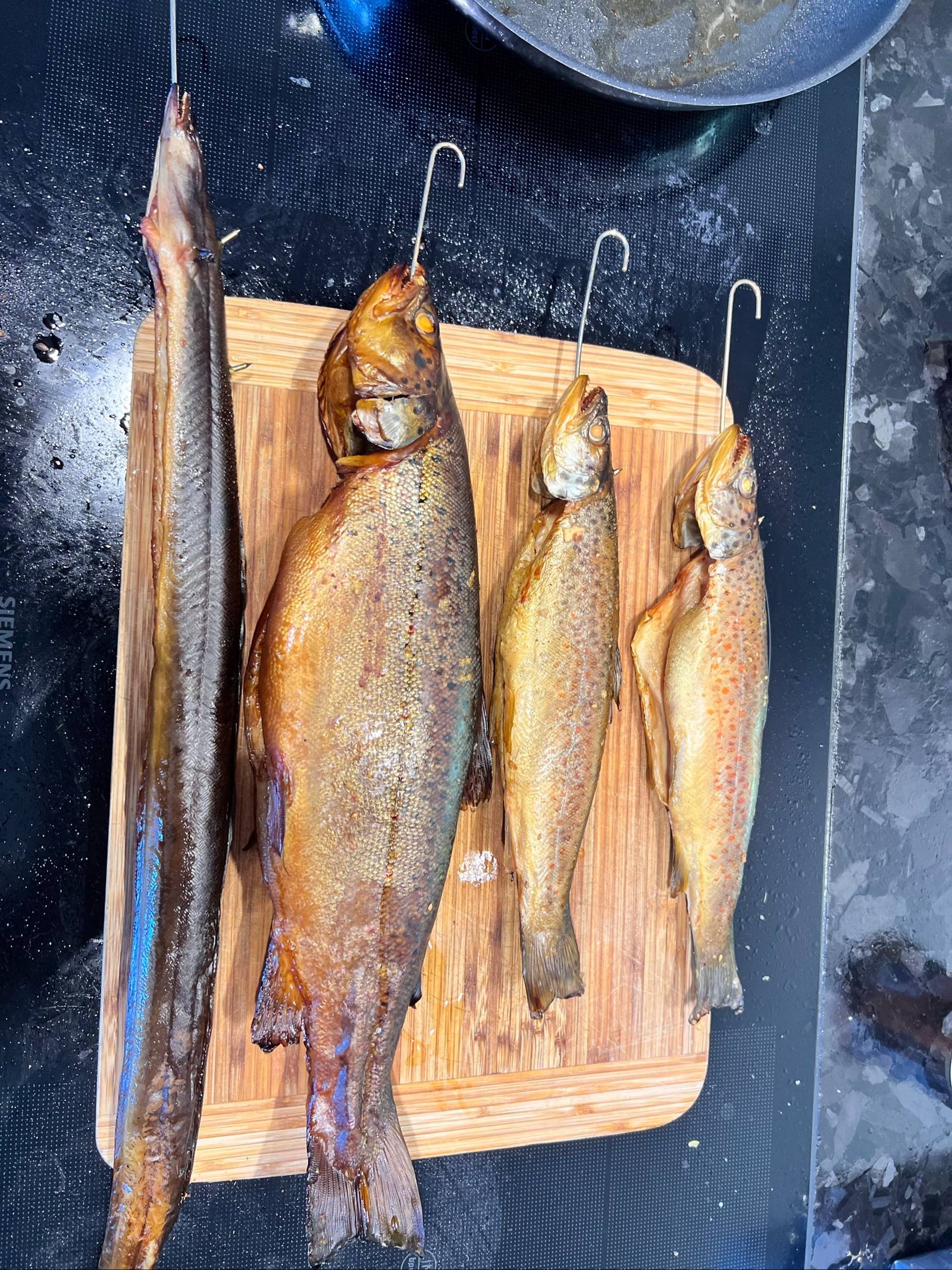 Fisch heiß räuchern